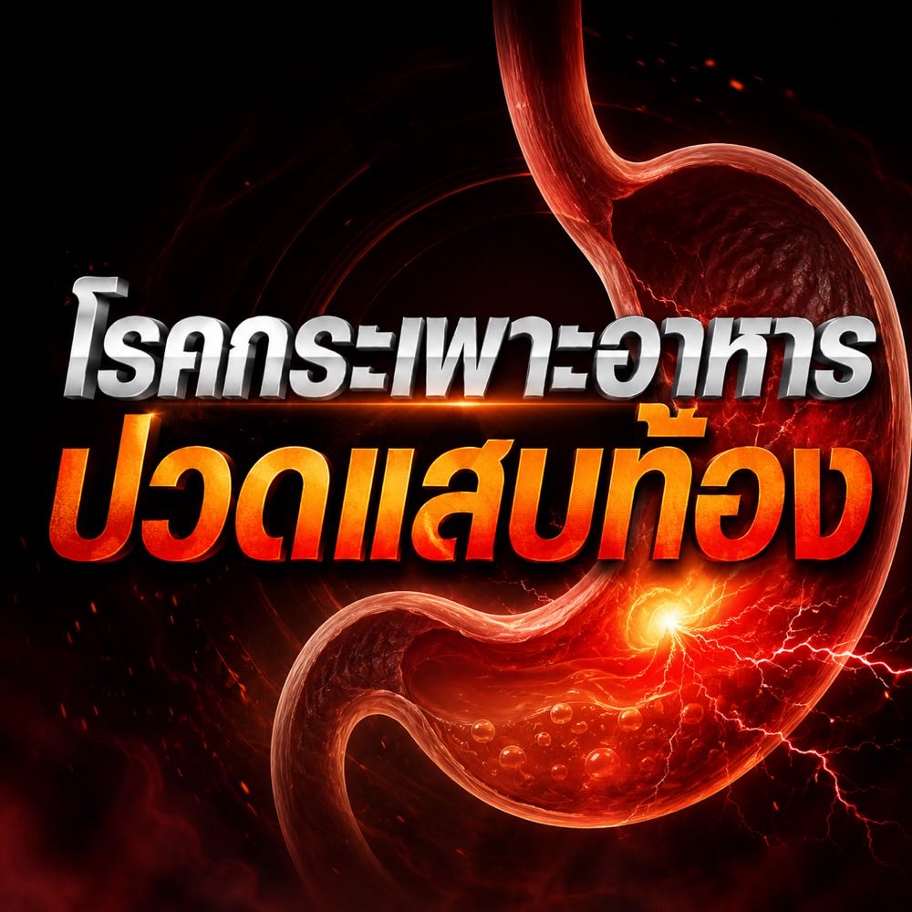 โรคกระเพาะ ปวดแสบท้อง