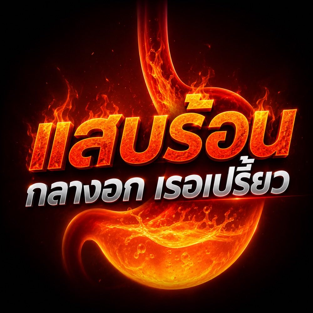 แสบร้อนกลางอก เรอเปรี้ยว